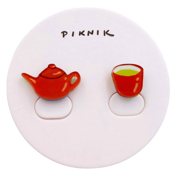 日日野餐 PIKNIK ピンバッジ 台湾茶｜日日野餐 PIKNIK 別針（徽章） 台灣文化系列 台灣茶