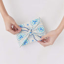 印花楽 風呂敷 花火 ムーンブルー｜包布巾 煙火 月色藍