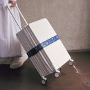 印花楽 スーツケースベルト 台湾グルメ ディープブルーグリーン｜行李束帶 台灣美食 深藍綠