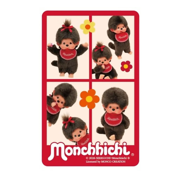 数量限定 レア台湾交通系ICカード モンチッチ 4コマフォト SuperCard 悠遊カード（ユーユーカード）｜Monchhichi SuperCard悠遊卡 四格照片