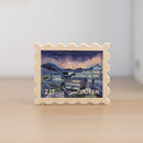 遊木時光 WOOD TIME 台湾ミニ風景 木製パズルマグネット 星空の九份｜台灣拼風景木製磁鐵 星空九份