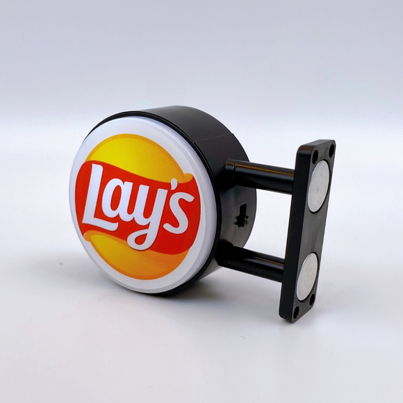 〈大変レア〉台湾限定 Lays レイズ ロゴ 光る看板マグネット｜樂事 Lays 發光招牌磁鐵