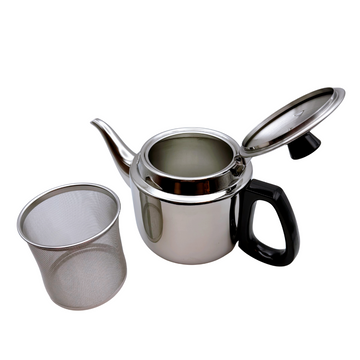 台湾食堂の丈夫な急須（ステンレス製）0.8L｜台灣餐廳的不鏽鋼茶壺 0.8L