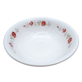 レトロ可愛い 大同磁器 バラ柄 魯肉飯・鶏肉飯用ボウル 飯碗（大きめ） 直径15.3cm｜大同磁器 5吋 生意碗 天井深碗（玫瑰花）