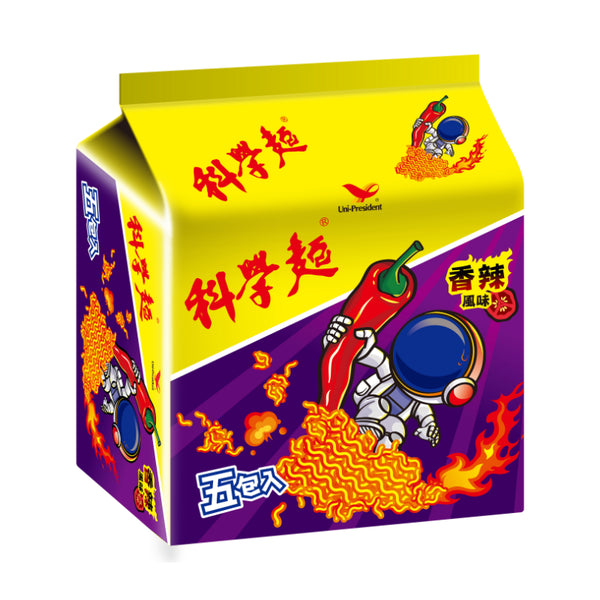統一 科学麺 香辣 スパイシー｜統一科學麵 香辣｜5個パック｜40gx5