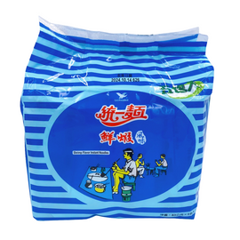 〈5食入〉統一 エビシーフード風味麺｜鮮蝦風味麵｜5個パック｜83gx5