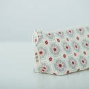 印花楽 ペンケース レトロタイル2号 グレイッシュグレー｜拉鏈筆袋 老磁磚2號 雲塵灰色