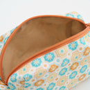 印花楽 長方形ポーチ ファスナー付き レトロタイル2号 ビー玉柄｜拉鏈長方收納包 老磁磚2號 玻璃彈珠