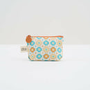 印花楽 小物入れ（ポーチ・コインケース）ファスナー付き レトロタイル2号 ビー玉柄｜小東西拉鏈包 老磁磚2號 玻璃彈珠