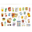 RIRIKOKO 台湾ドリンクテーマ ステッカーパック 32種類デザインステッカー入（台湾製）｜哩哩扣扣 清爽涼飲 裝飾貼紙包