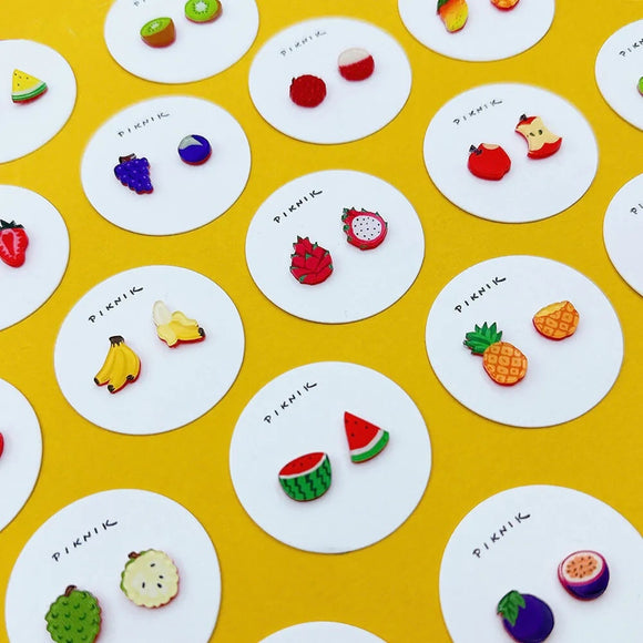 日日野餐 PIKNIK ピンバッジ  台湾フルーツ 台湾果物｜日日野餐 PIKNIK 別針（徽章） 台灣水果系列