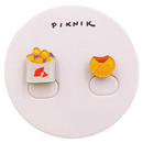日日野餐 PIKNIK ピアス／イヤリング 台湾屋台料理・さつまいもボール｜日日野餐 PIKNIK 耳環／耳夾 台灣小吃地瓜球