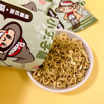 味王 小王子麺 バジルと香椿のプロヴァンス風味 大容量 ミニパック｜味王 小王子麵 普羅旺斯羅勒香椿｜20パック入り｜300g