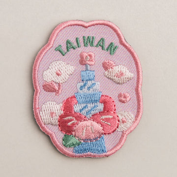 好感良物 Soft living 刺繍マグネット 春意台灣｜花繪磁鐵 春意台灣