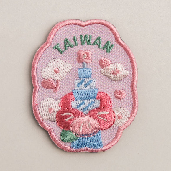 好感良物 Soft living 刺繍マグネット 春意台灣｜花繪磁鐵 春意台灣