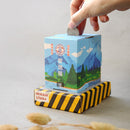 ミニチュア台湾変電箱型 貯金箱（ブルー／グリーン）｜微縮變現箱存錢筒（變電箱存錢筒）（風景藍／經典綠）