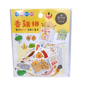 RIRIKOKO 台湾屋台 ジーパイ（鶏排） ステッカーパック 30種類デザインステッカー入｜哩哩扣扣 商店街貼紙包（香雞排）