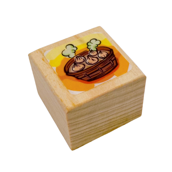 台湾 小籠包 ショーロンポー はんこ（ラバースタンプ・ゴム印）｜台灣特色印章（小籠包）