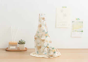 好感良物 Soft living ドリンクバッグ タピオカミルクティーフローラル｜小花苞飲料袋 珍奶花花 - 0