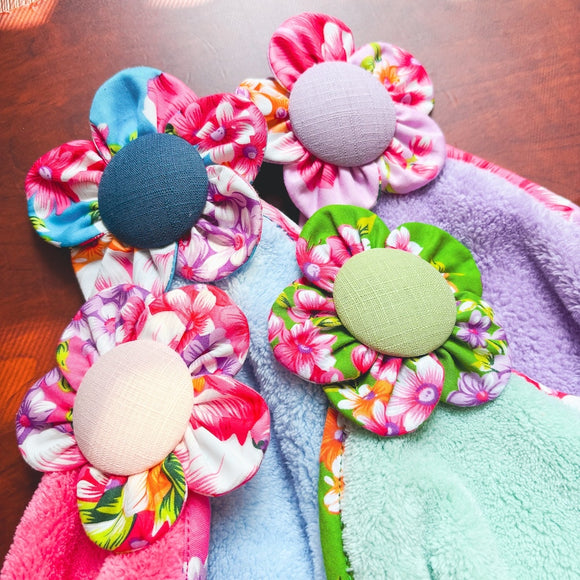 Hakka Rainy 客家花布 お手拭きタオル｜花花擦手巾｜台湾花布