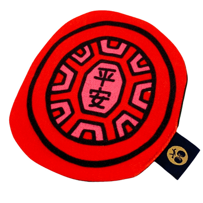 茚 Yin Taiwan 紅亀粿（紅亀餅・アンンクークエ）コースター 平安｜紅龜粿 杯墊 平安