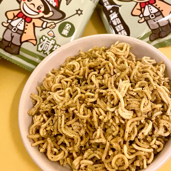 味王 小王子麺 バジルと香椿のプロヴァンス風味 大容量 ミニパック｜味王 小王子麵 普羅旺斯羅勒香椿｜20パック入り｜300g