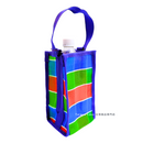 台湾製 漁師網 ナイロンドリンクバッグ（水筒カバー・水筒ホルダー）手提げタイプ パープル｜茄芷袋飲料袋 紫 手提式