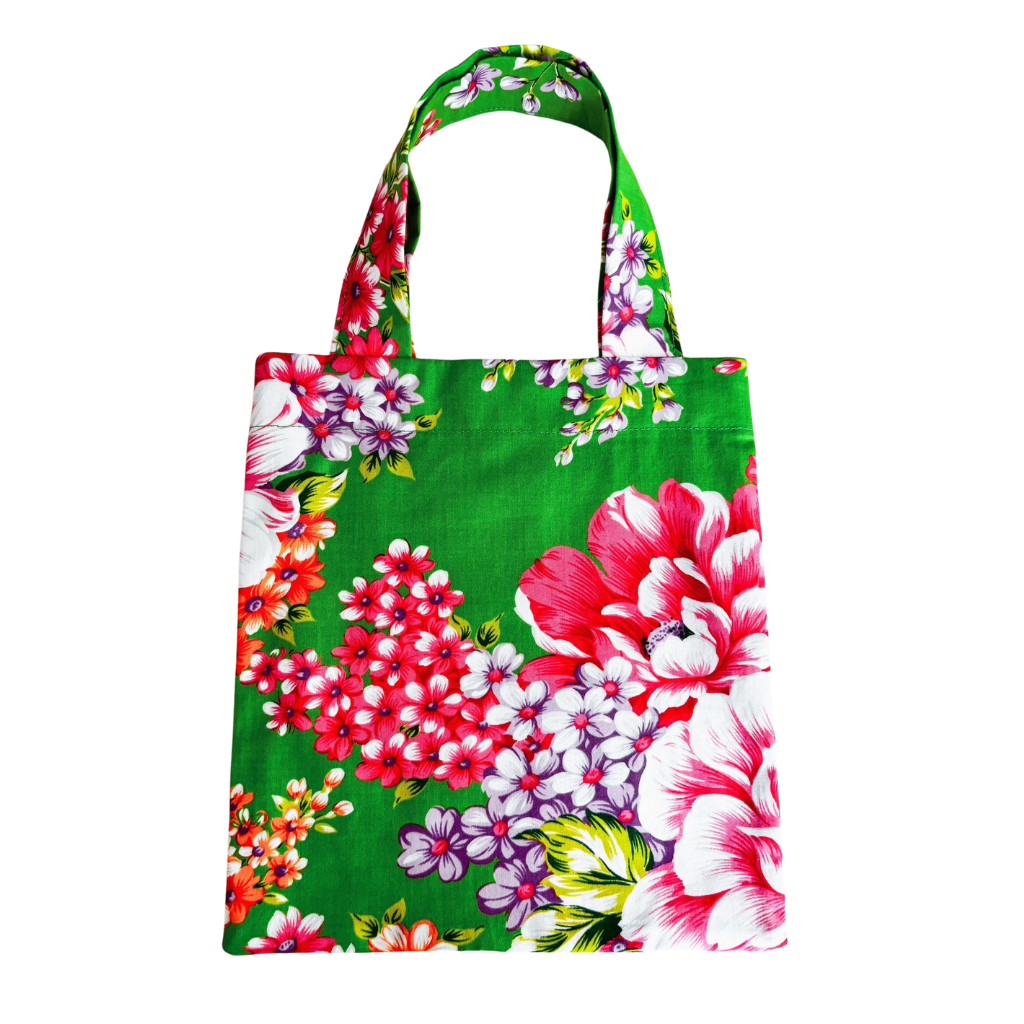 注目ショップ・ブランドのギフト Hakka Rainy トートバッグ｜花布小提袋｜台湾花布 客家花布 バッグ