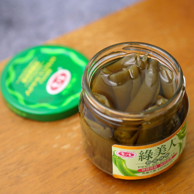 愛之味 緑美人 青唐辛子の漬物｜ 愛之味 綠美人 剝皮辣椒 200g