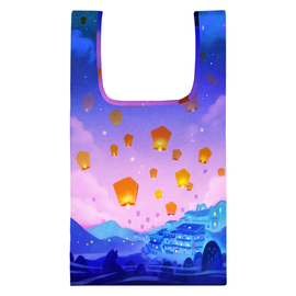 猴子設計 Monkey Design エコバッグ 願いを込めた九份｜購物袋 祈願九份