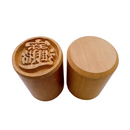 月餅木彫スタンプ（月餅用ハンコ） 合体字 招財進宝｜月餅印章 招財進寶