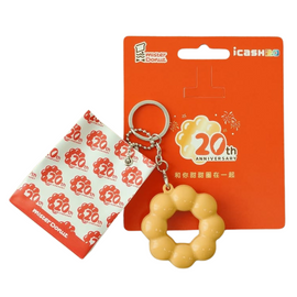 ⁡数量限定 レア台湾交通系ICカード 台湾ミスタードーナツ 20周年限定 ポンデリングicash2.0  ｜Mister Donut 20週年蜜糖波堤 icash2.0