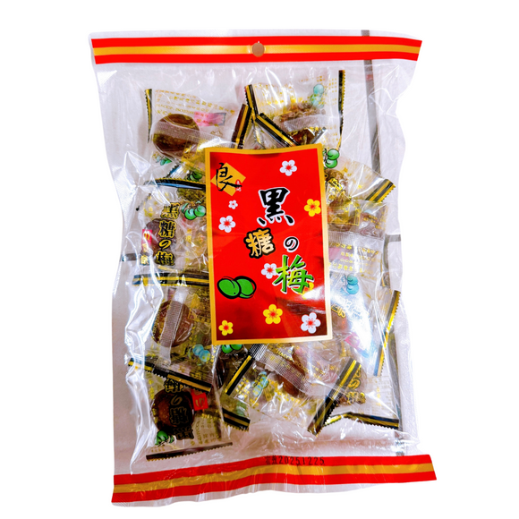 良澔 黒糖梅キャンデー 黒糖の梅飴｜黑糖梅糖 210g