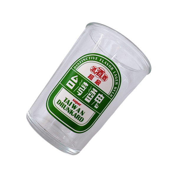 台湾酒鬼（台湾の大酒飲み） ビールグラス｜台灣酒鬼啤酒杯 133ml