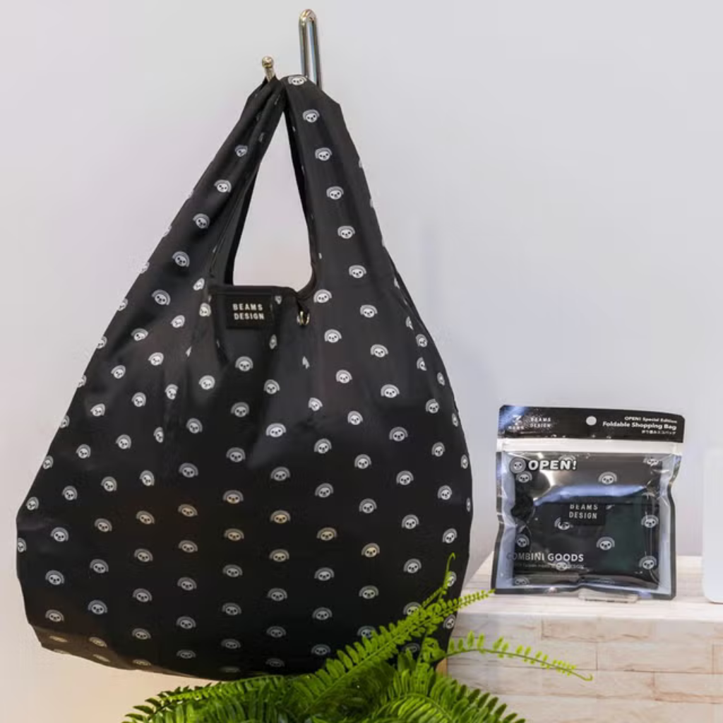 完売品　携帯バッグ　エコバッグ 台湾限定 セブンイレブン × BEAMSコラボ BEAMS DESIGN OPENちゃん エコ