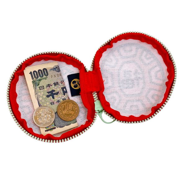 茚 Yin Taiwan 紅亀粿（紅亀餅・アンンクークエ）コインケース（ポーチ・小銭入れ）福（小）｜紅龜粿零錢包 福 小