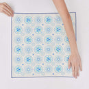 印花楽 風呂敷 花火 ムーンブルー｜包布巾 煙火 月色藍