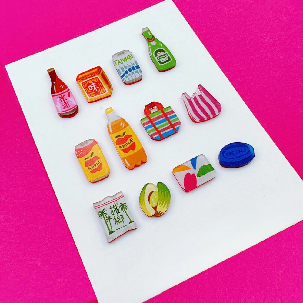日日野餐 PIKNIK ピアス/イヤリング 台湾ツキノワグマ|日日野餐 日日野餐 PIKNIK ピアス/イヤリング 台湾ツキノワグマ|日日野餐