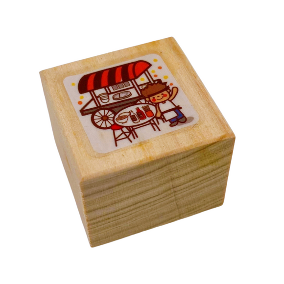 台湾 ラーメン屋台 はんこ（ラバースタンプ・ゴム印）｜台灣特色印章（麵攤）