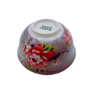 台湾花布（客家花布）柄 茶具 反口杯（ティーカップ） ラベンダー｜台灣花布（客家花布）中反口杯（60ml） 紫