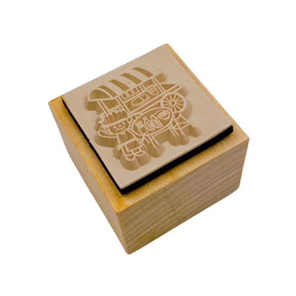 台湾 ラーメン屋台 はんこ（ラバースタンプ・ゴム印）｜台灣特色印章（麵攤）