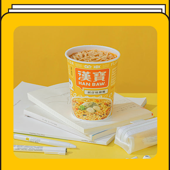 〈3食入〉金車 漢宝 かき麺線風味 カップヌードル｜金車 漢寶 蚵仔味細麵｜67gx3