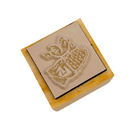 台湾 ジーパイ（大鶏排） はんこ（ラバースタンプ・ゴム印）｜台灣特色印章（雞排）