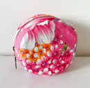 Hakka Rainy 客家花布 ラウンドポーチ（コインケース）｜圓形拉鍊零錢包｜台湾花布-12