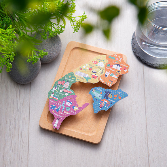 数量限定 レア台湾交通系ICカード 台湾地図 ユーユーカード｜拼台灣造型悠遊卡