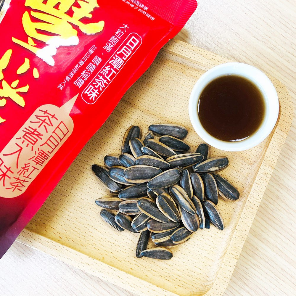 盛香珍 豊葵 ひまわりの種（大粒） 日月潭紅茶風味｜盛香珍 豐葵 香