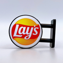 〈大変レア〉台湾限定 Lays レイズ ロゴ 光る看板マグネット｜樂事 Lays 發光招牌磁鐵