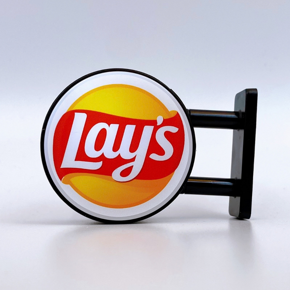 〈大変レア〉台湾限定 Lays レイズ ロゴ 光る看板マグネット｜樂事 Lays 發光招牌磁鐵