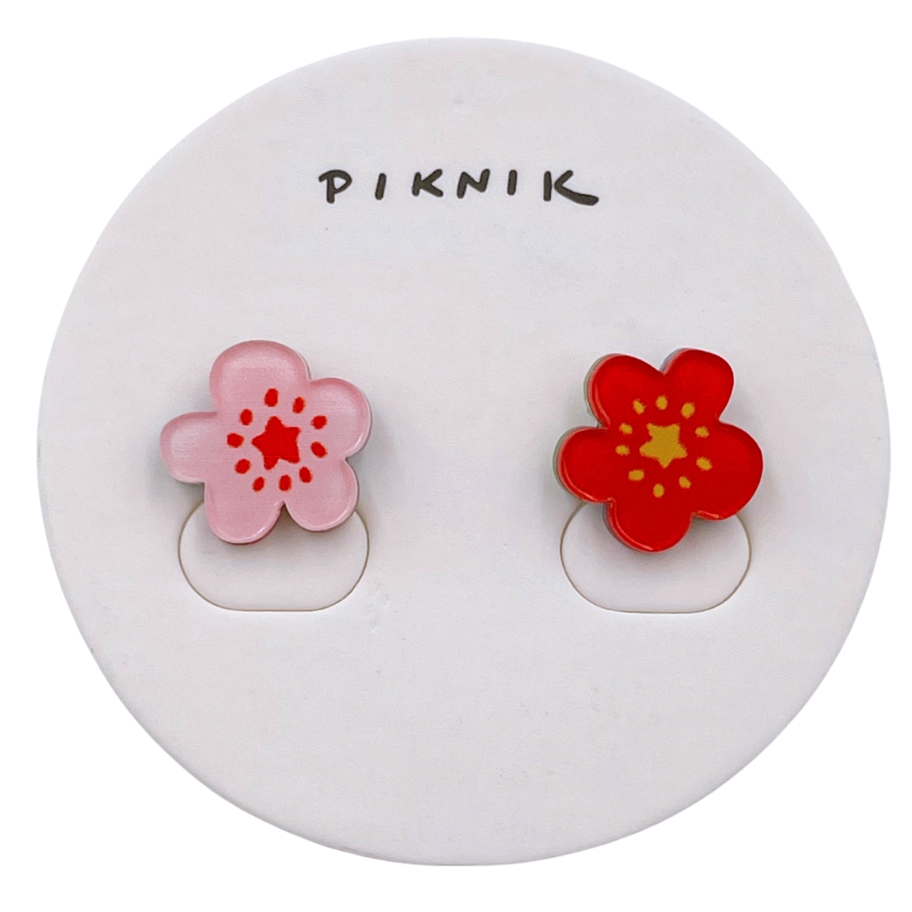 日日野餐 PIKNIK ピアス／イヤリング 梅の花｜日日野餐 PIKNIK 耳環／耳夾 台灣文化系列 梅花梅花幾月開