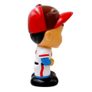 〈大変レア〉ヴィンテージ 創立46周年記念 味王 王子麺坊や（王子麺宝宝）ソフビ貯金箱｜王子麵 撲滿（創立46週年紀念）